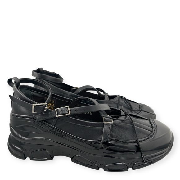Simone Rocha | Shoes | Simone Rocha Pleated Leather Ballet Sneakers ...